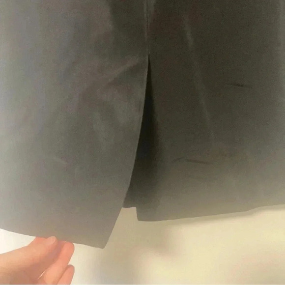 NWT Rickie Freeman Teri  Jon 100% silk black pencil skirt - Picture 3 of 6